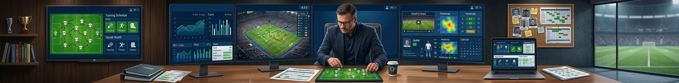 Tableau de bord du manager CoachFoot
